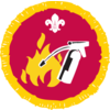 Activity: Fire Safety - Campfire badge 